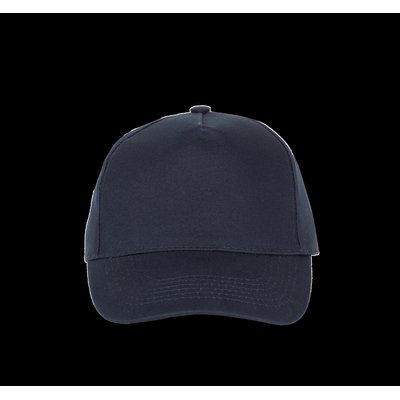 Gorra sarga visera precurvada Azul