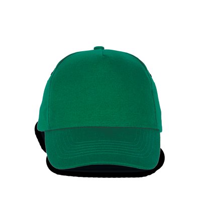 Gorra sarga visera precurvada Verde