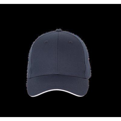 Gorra sencilla de algodón Navy / White