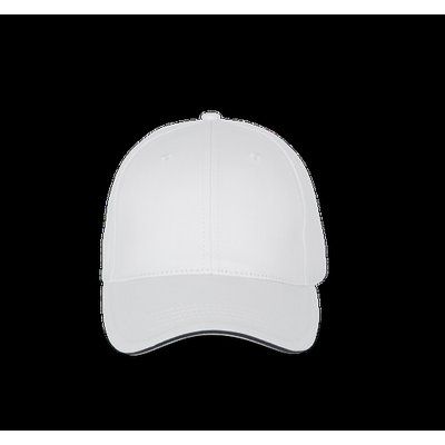 Gorra sencilla de algodón White / Navy