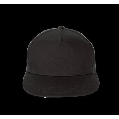 Gorra snapback de algodón Black