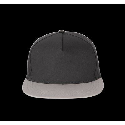 Gorra snapback de algodón Dark Grey / Light Grey