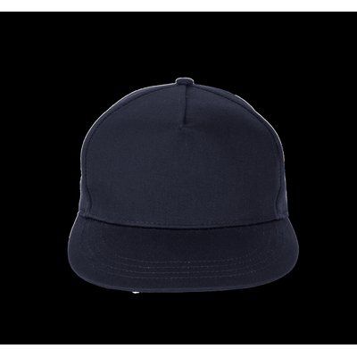 Gorra snapback de algodón Navy