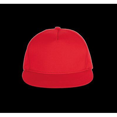 Gorra snapback de algodón Red