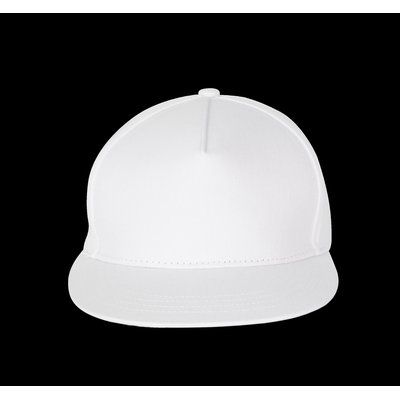 Gorra snapback de algodón White