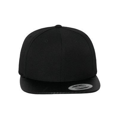 Gorra snapback visera plana BLACK / Carbon