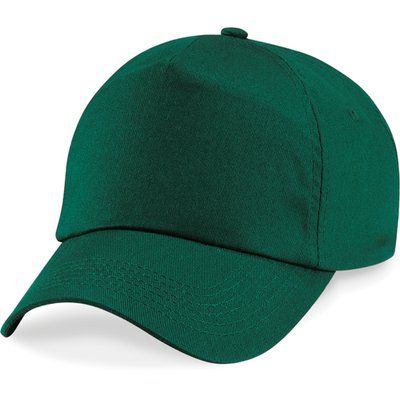 Gorra tejido grueso de algodón Bottle Green