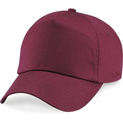 Gorra tejido grueso de algodón Burgundy