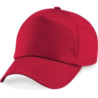 Gorra tejido grueso de algodón Classic Red