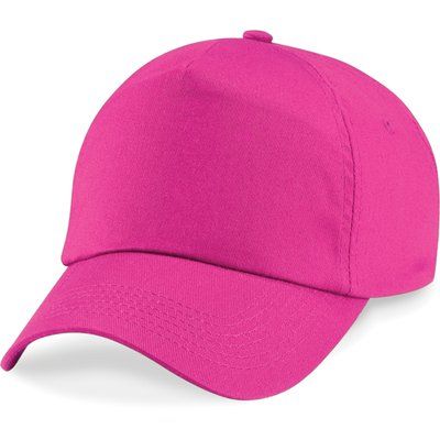 Gorra tejido grueso de algodón Fuchsia