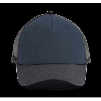 Gorra Trucker de 5 paneles Azul / Gris