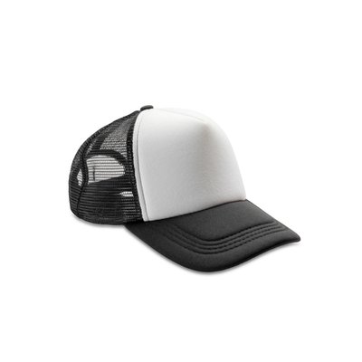 Gorra Trucker Ajustable con Rejilla Black / White