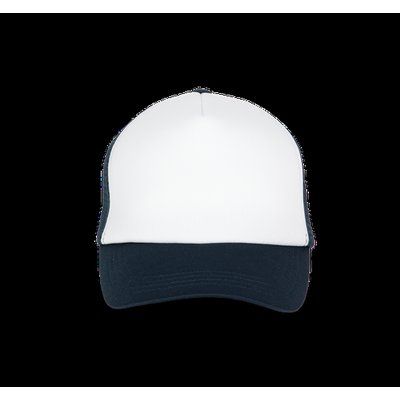 Gorra trucker con ajuste de plástico White / Navy