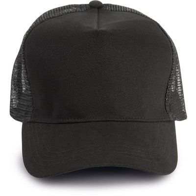 Gorra trucker algodón grueso Black