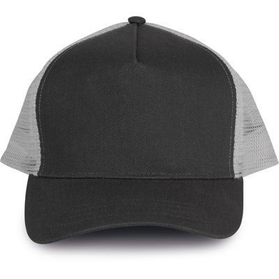 Gorra trucker algodón grueso Dark Grey / Light Grey