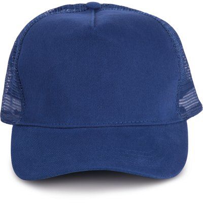 Gorra trucker algodón grueso Royal Blue