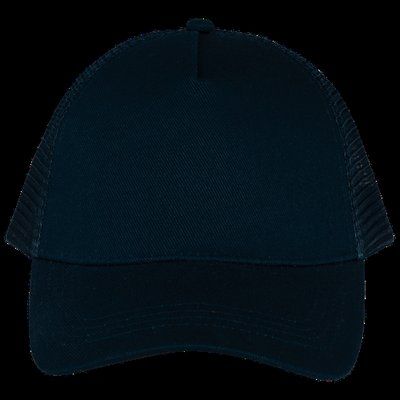 Gorra trucker algodón orgánico Black