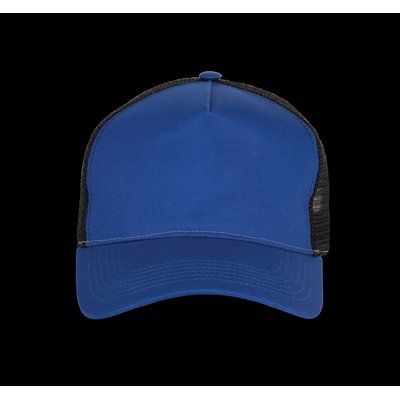 Gorra trucker algodon Royal Blue / Black