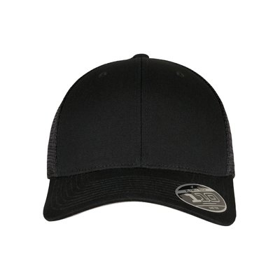 Gorra trucker bicolor ajustable Negro