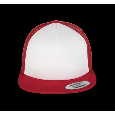 Gorra Trucker clásica Rojo / Blanco