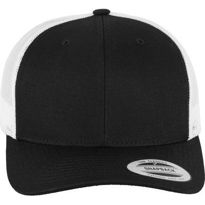 Gorra trucker retro bicolor Black / White