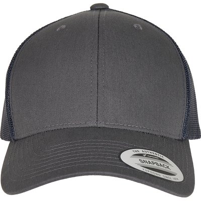 Gorra trucker retro bicolor Charcoal / Navy