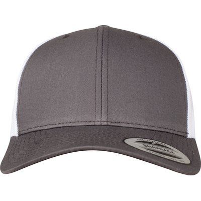 Gorra trucker retro bicolor Darkgrey / White