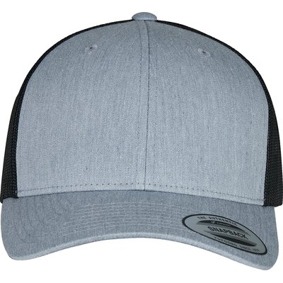 Gorra trucker retro bicolor Gris