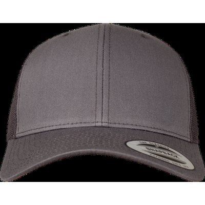 Gorra trucker retro con rejilla DARK GREY