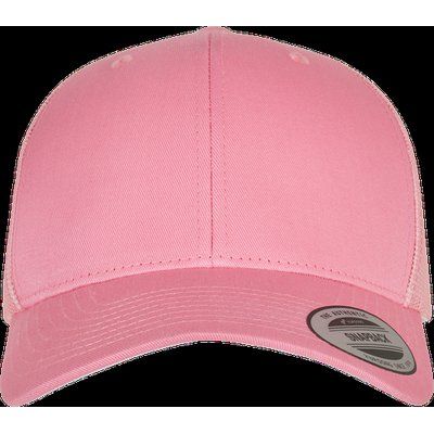 Gorra trucker retro con rejilla Pink