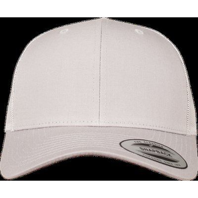 Gorra trucker retro con rejilla Silver