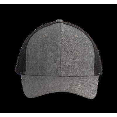 Gorra Trucker visera curva y rejilla Silver Heather / Dark Grey