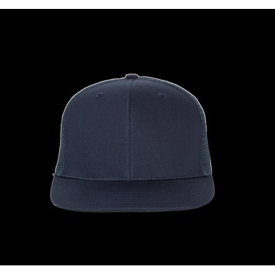 Gorra trucker visera plana Azul