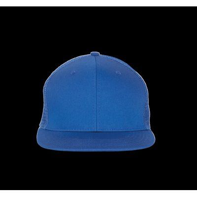 Gorra trucker visera plana Royal Blue