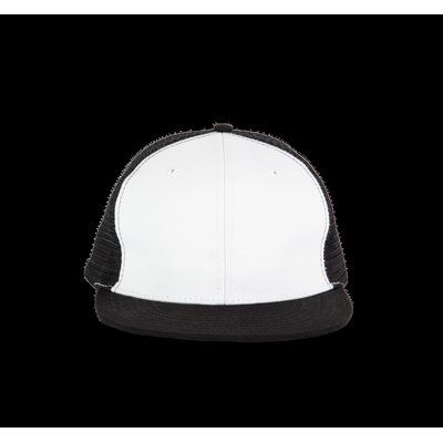 Gorra trucker visera plana White / Black