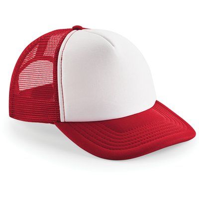 Gorra vintage poliéster Classic Red / White