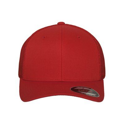 Gorra con visera curva y rejilla trasera Red L/XL