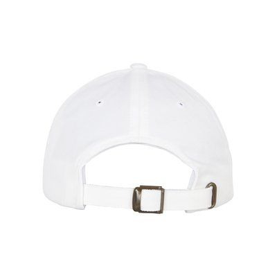 Gorra Visera curvada y cierre con hebilla White