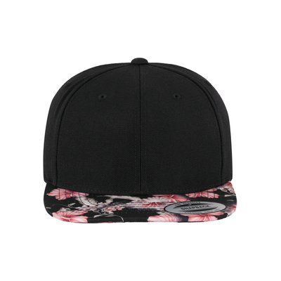 Gorra visera floral Red