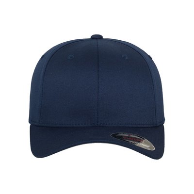 Gorra con visera interior plateada Azul L/XL