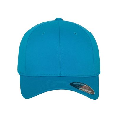 Gorra con visera interior plateada Azul XXL