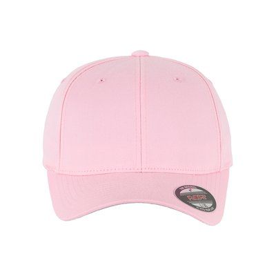 Gorra con visera interior plateada Pink S/M