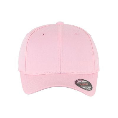 Gorra con visera interior plateada Rosa XXL