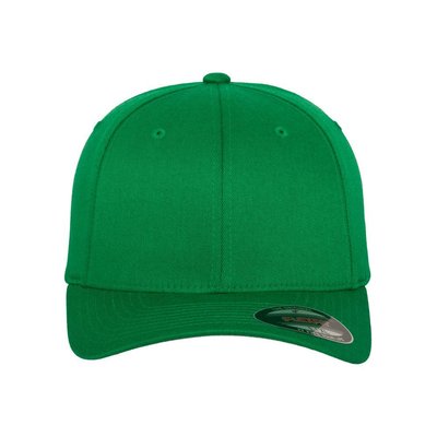 Gorra con visera interior plateada Verde S/M