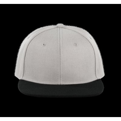 Gorra visera negra Light Grey / Black