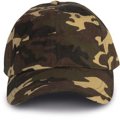 Gorra Visera de perfil bajo Khaki Camouflage