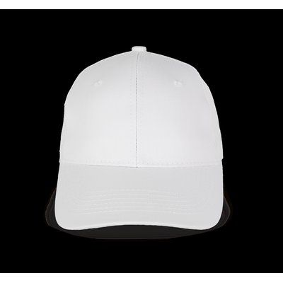 Gorra visera perfil medio White