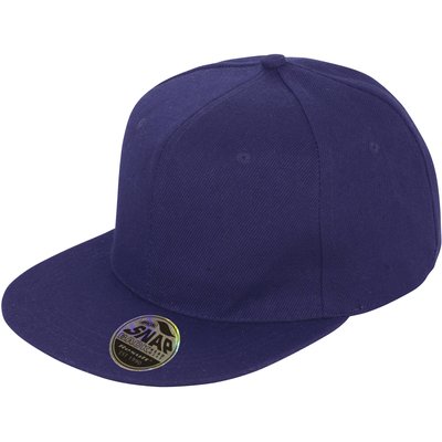 Gorra con visera plana Azul