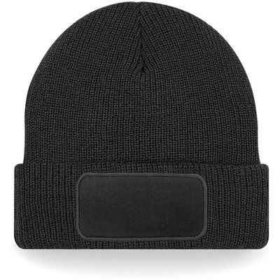 Gorro acrílico con parche Black