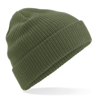 Gorro de algodón orgánico Olive Green